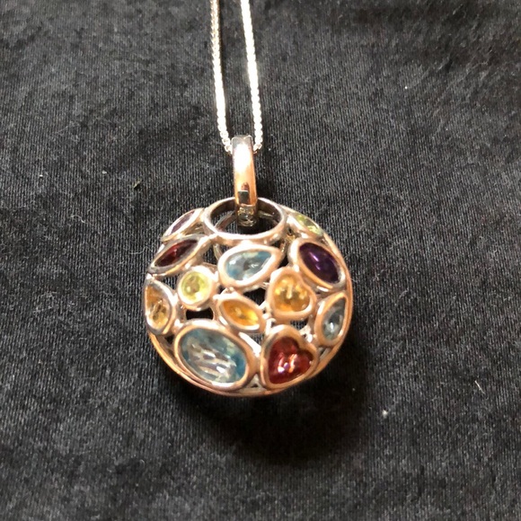 Semi precious gems necklace - Picture 2 of 4